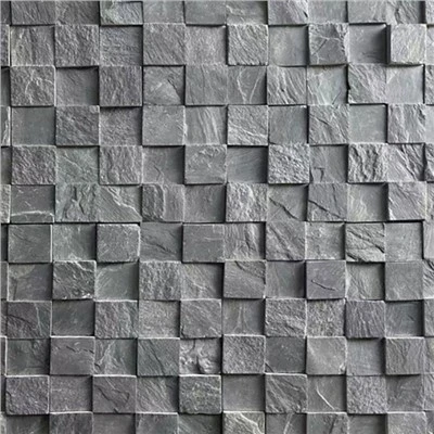 3D Мозаика из черного сланца